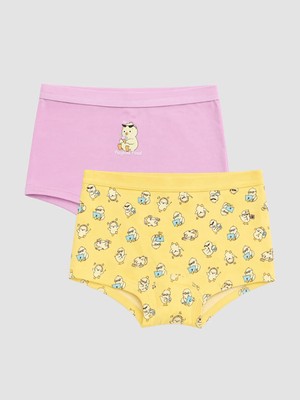 Lc Waikiki Yeni Sezon Sarı Desenli Boxer Külot 2'li