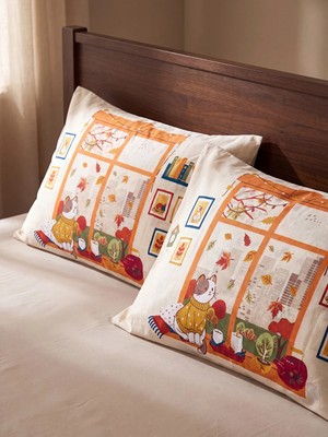 Lc Waikiki Yeni Sezon Karışık Desenli 2'li Yastık Kılıfı 50X70 cm