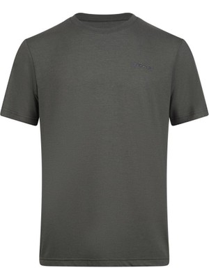 2AS Viloft Sıfır Yaka Antrasit Erkek T-Shirt