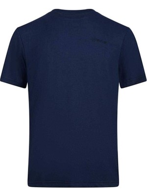 2AS Viloft Sıfır Yaka Lacivert Erkek T-Shirt