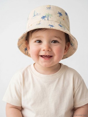 Lc Waikiki Yeni Sezon Pembe Desenli Erkek Bebek Bucket Şapka