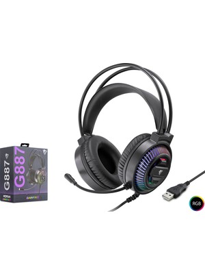 Skygo Kulaklik Usb Rgb 7.1 - Si̇yah G887