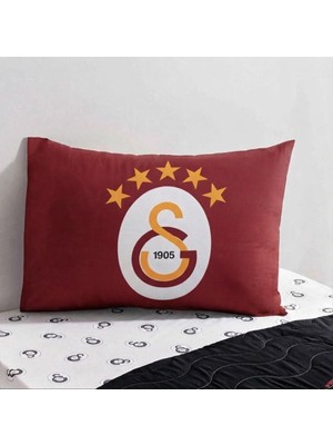 Taç Out Zorluteks Galatasaray Model Tek Kişilik Pamuk Lastikli Çarşaf Seti 2 Parça (100X200 cm Çarşaf Serisi
