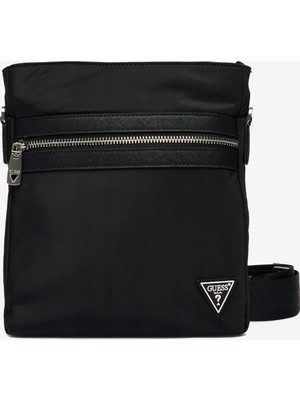 Guess Erkek Vegan Askılı Berlin Siyah Çapraz Çanta HMBENYP6123
