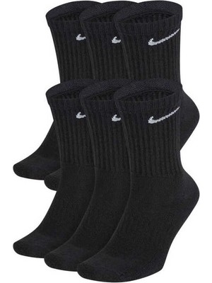 Nike Everyday Cush Tr Crew Socks Unisex 6'lı Uzun Çorap SX7666