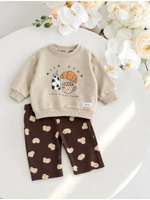 Valia Baby Milk Club Premium %100 Pamuklu Unisex Bebek/çocuk Takımı