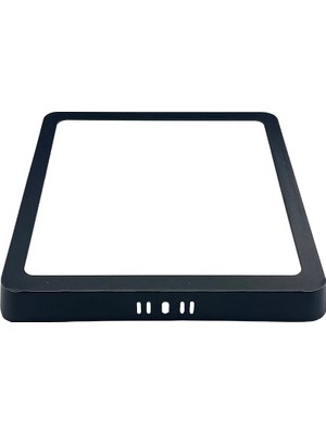 K2 KDL432B 18W Sıvaüstü Kare Panel LED Armatür Siyah Kasa 6500K Beyaz 1440 Lümen 230V Ac IP20