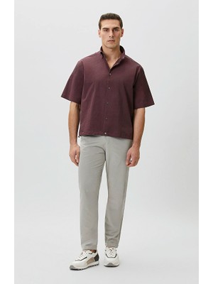 Network Jogger Fit Elastic Waist Striped Waffle Trousers