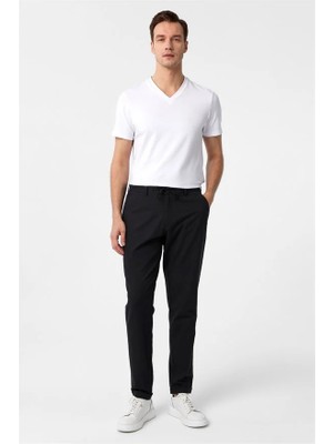 Süvari Siyah Slim Jogger Pantolon