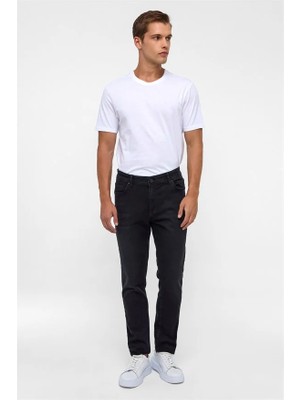 Süvari Siyah Denim Pantolon