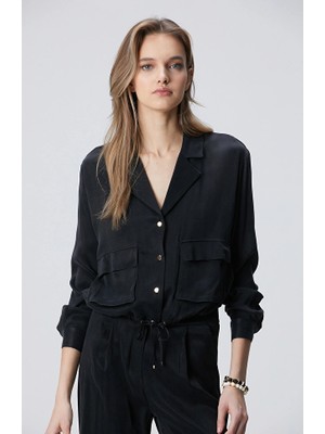 Network Black Cupro Shirt