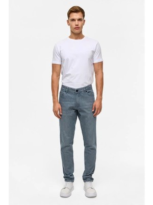 Süvari Gri Denim Pantolon