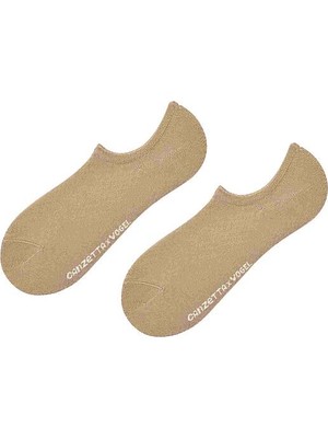 Vogel Erkek Sneaker Çorap Bej