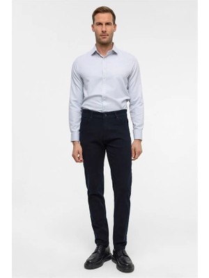 Süvari Lacivert Düz Casual Pantolon