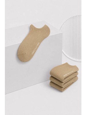 Vogel Erkek Sneaker Çorap Bej - 3lü Set