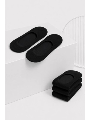 Vogel Erkek Siyah Babet Çorap - 3lü Set