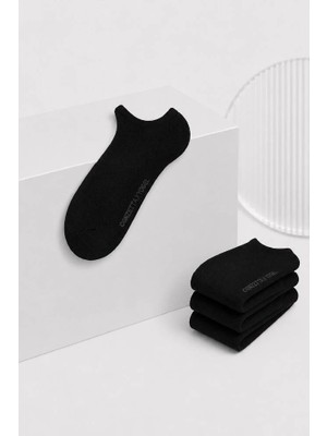 Vogel Erkek Sneaker Çorap Siyah - 3lü Set