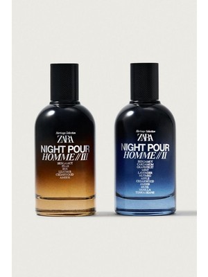 Zara Nıght Pour Homme Iı + Iıı Edp 100 ml + 100 ml (3.38 Fl. Oz) (Indirimsehri)