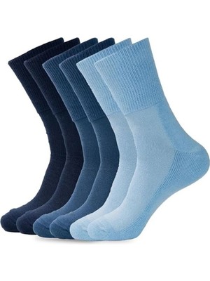 Modern Comfort Lacivert Bambu Diyabetik Şeker Çorabı
