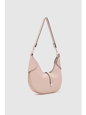 City Center Fashion Kadın Oval Baget Fermuar Kapama Omuz Çanta CTY-LBN-4001