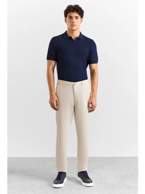 Süvari Taş Regular Düz Armürlü Normal Bel Casual Pantolon