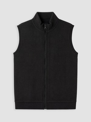 Lc Waikiki Yeni Sezon Siyah Dik Yaka Kolsuz Erkek Çocuk Pijama Üst
