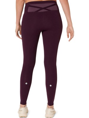 Asics Nagino Run Tight Kadın Black Berry/purple Tayt 2012D494-500