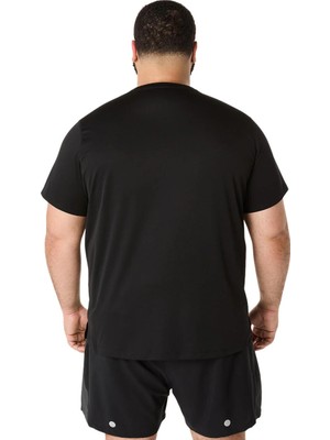 Asics Asics Silver Ss Top Erkek Black/obsidian Grey Kısa Kollu Tshirt 2011D242-001