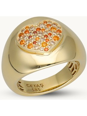 Cetaş Love & Heart Yüzük
