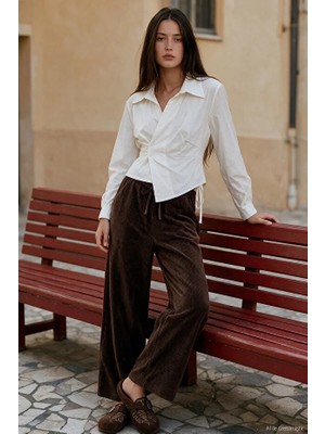 Quzu 24K71211 Pantolon Kahverengi