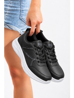 Albishoes Kadın Kışlık Mevsimlik Cilt Rahat Ortopedik Taban Günlük Esnek Kadın Sneaker Spor Ayakkabı