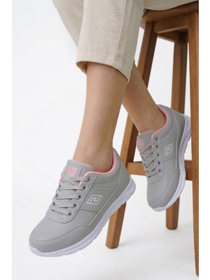 Albishoes Kadın Kışlık Mevsimlik Cilt Rahat Ortopedik Taban Günlük Esnek Kadın Sneaker Spor Ayakkabı