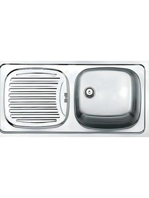 FREKANS Ebm 45 Paslanmaz Çelik Sol Damlalıklı Eviye 40132022