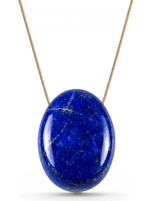 Burçlar Koleksiyonu %100 Doğal  Lapis Lazuli Kolye - Terazi Burcu Taşı