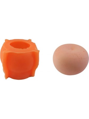 Depposite Silikon 3D Kalıp Elma Model Sabun,taş Tozu, Mum ve Beton Kalıbı 7x5 cm