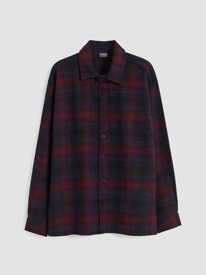 Lc Waikiki Yeni Sezon Kırmızı Ekose Gabardin Erkek Çocuk Gömlek