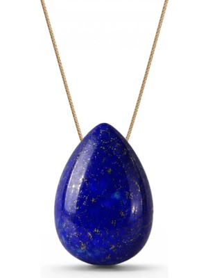 Niyetler Koleksiyonu %100 Doğal Lapis Lazuli Kolye - Yaratıcılığın Taşı