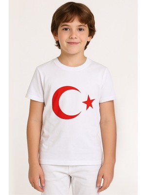 Crassi Kız ve Erkek Çocuk T-Shirt Türk Bayraklı
