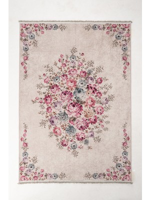 Efta Halı 4 M2 (160X230 Cm) Dijital Baskı Halı Karma Serisi 1 Renkli Modern Desen Makinede Yıkanabilir Kaymaz Deri Tabanlı