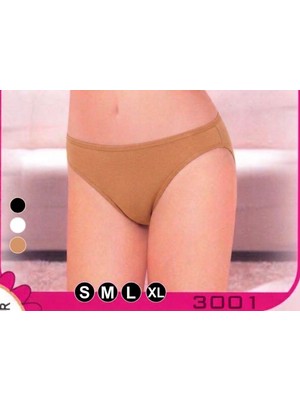 Zamerya Ten Kadın Slip Külot Esnek Rahat Günlük Iç Giyim S-Xl 3001