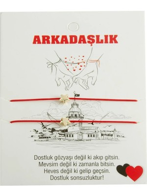sbodurhome Yıldız Arkadaşlık Ip Bileklik 2 Adet