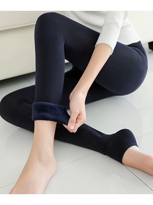 Marsilyan Modlive Siyah Peluş Tayt PT580-1
