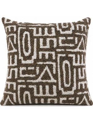 Nurhan Home Collection Sahara Desenli Kırlent Kılıfı - Dokulu Kumaş Tekli Dekoratif Kırlent Kılıfı