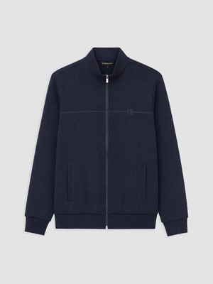 Lc Waikiki Yeni Sezon Lacivert Dik Yaka Erkek Fermuarlı Sweatshirt