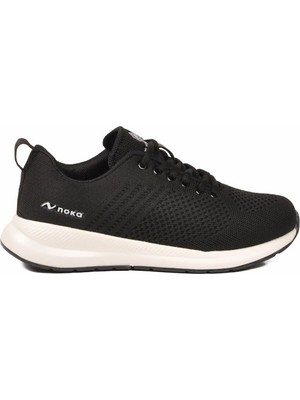 Noka Wesley Unisex Sneaker Spor Ayakkabı Siyah - Beyaz