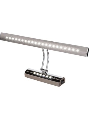 Cata CT-5212-B- Kuğu Led Aplik Beyaz Tablo Aydınlatma Metal Krom Kaplama 40 cm Boyutunda Modern Tasarım