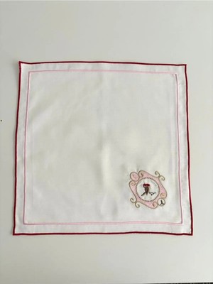 Denef Home Love Birds - Yemek Peçetesi Pembe - 40X40 cm 1 Adet