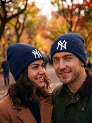 Hamze Ny New York Nakış Kaliteli Dikişsiz Unisex Kışlık Bere