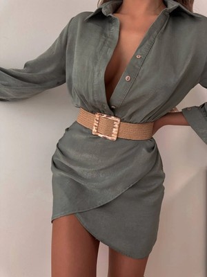 Harmony Fashion Bej Kadın Kemer