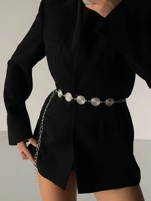 Harmony Fashion Gümüş Kadın Kemer